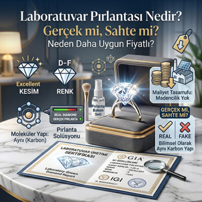Laboratuvar Pırlantası Nedir? Gerçek mi, Sahte mi? Neden Daha Uygun Fiyatlı?