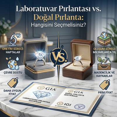 Laboratuvar Pırlantası vs. Doğal Pırlanta: Hangisini Seçmelisiniz?